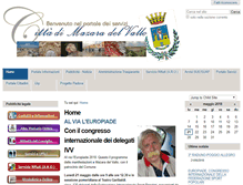 Tablet Screenshot of comune.mazaradelvallo.tp.it